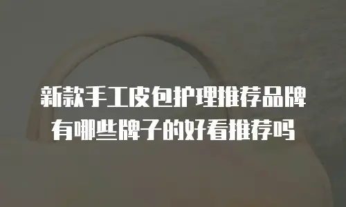 新款手工皮包护理推荐品牌有哪些牌子的好看推荐吗