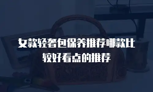 女款轻奢包保养推荐哪款比较好看点的推荐