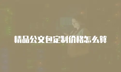 精品公文包定制价格怎么算