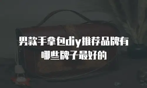 男款手拿包diy推荐品牌有哪些牌子最好的