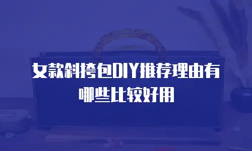 女款斜挎包DIY推荐理由有哪些比较好用