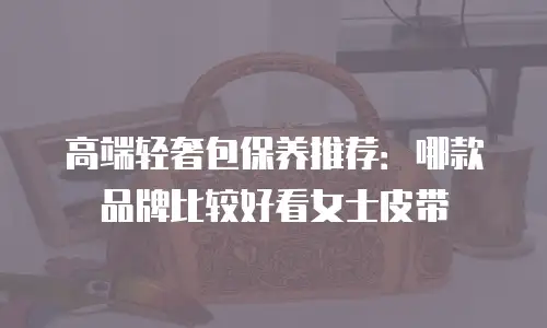 高端轻奢包保养推荐：哪款品牌比较好看女士皮带