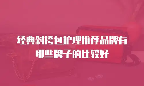 经典斜挎包护理推荐品牌有哪些牌子的比较好