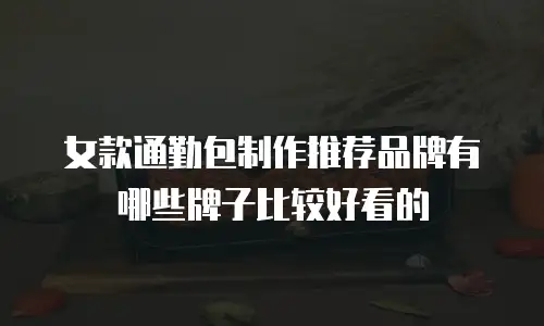 女款通勤包制作推荐品牌有哪些牌子比较好看的