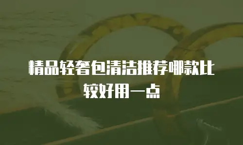 精品轻奢包清洁推荐哪款比较好用一点