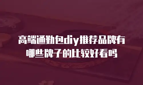 高端通勤包diy推荐品牌有哪些牌子的比较好看吗