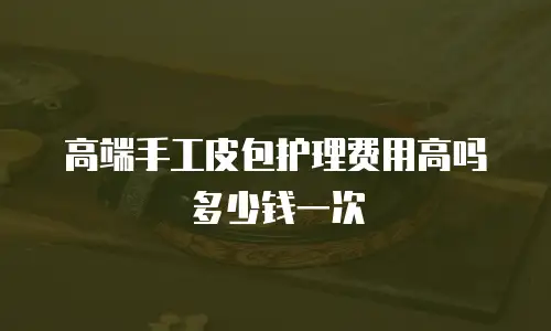高端手工皮包护理费用高吗多少钱一次