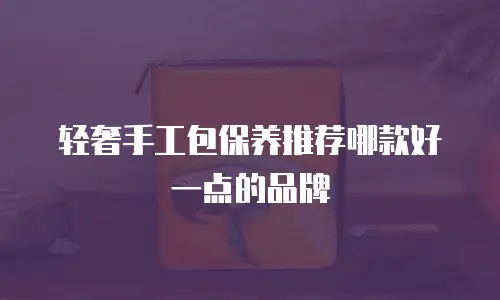 轻奢手工包保养推荐哪款好一点的品牌