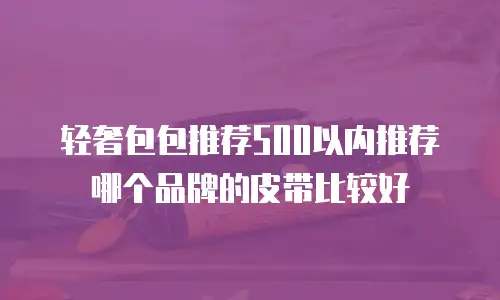 轻奢包包推荐500以内推荐哪个品牌的皮带比较好