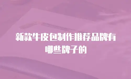 新款牛皮包制作推荐品牌有哪些牌子的
