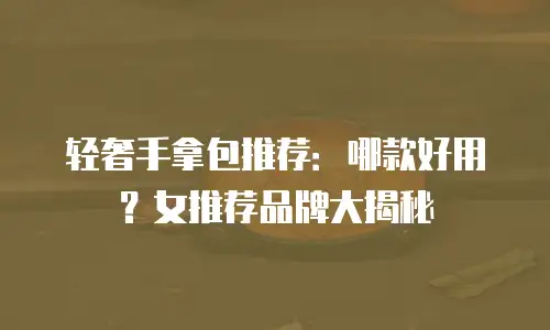 轻奢手拿包推荐：哪款好用？女推荐品牌大揭秘