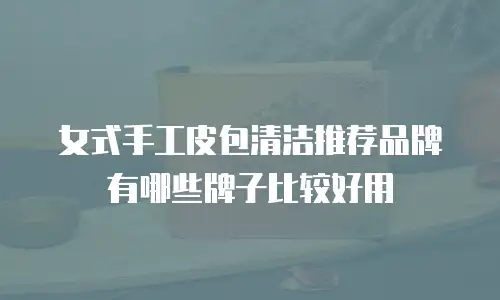 女式手工皮包清洁推荐品牌有哪些牌子比较好用