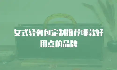 女式轻奢包定制推荐哪款好用点的品牌