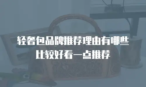 轻奢包品牌推荐理由有哪些比较好看一点推荐