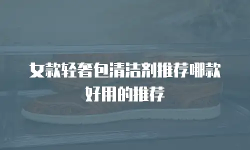 女款轻奢包清洁剂推荐哪款好用的推荐