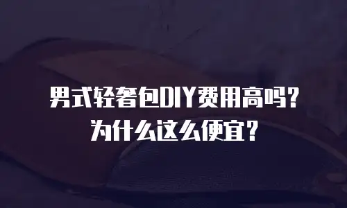 男式轻奢包DIY费用高吗？为什么这么便宜？