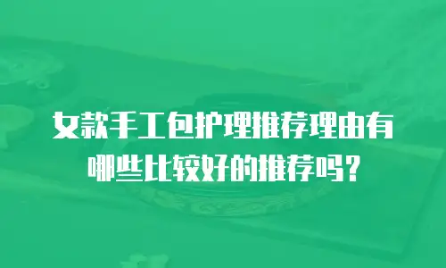 女款手工包护理推荐理由有哪些比较好的推荐吗？