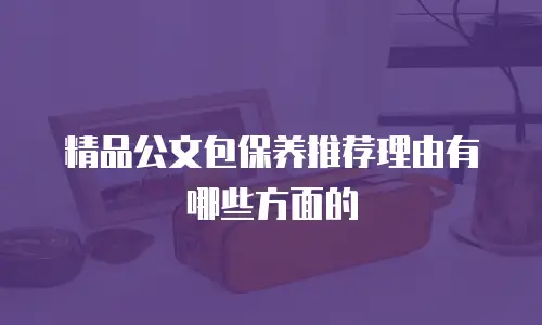 精品公文包保养推荐理由有哪些方面的