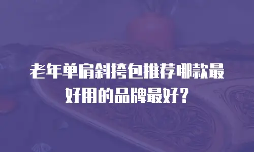 老年单肩斜挎包推荐哪款最好用的品牌最好？