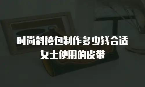 时尚斜挎包制作多少钱合适女士使用的皮带