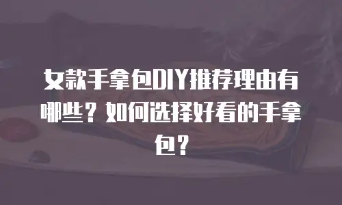 女款手拿包DIY推荐理由有哪些？如何选择好看的手拿包？