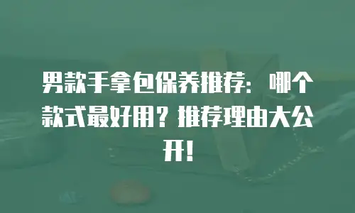男款手拿包保养推荐：哪个款式最好用？推荐理由大公开！