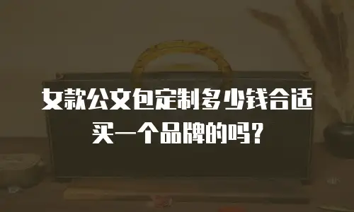 女款公文包定制多少钱合适买一个品牌的吗？