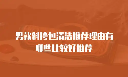 男款斜挎包清洁推荐理由有哪些比较好推荐