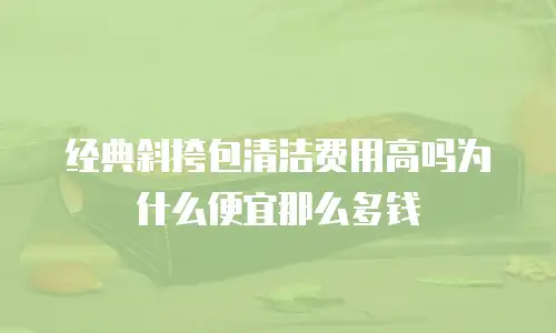 经典斜挎包清洁费用高吗为什么便宜那么多钱