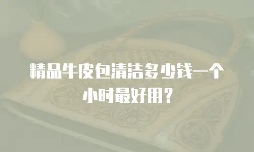 精品牛皮包清洁多少钱一个小时最好用？