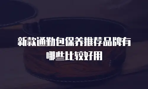 新款通勤包保养推荐品牌有哪些比较好用
