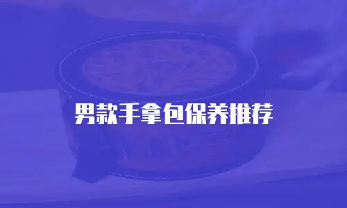 男款手拿包保养推荐