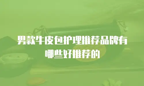 男款牛皮包护理推荐品牌有哪些好推荐的
