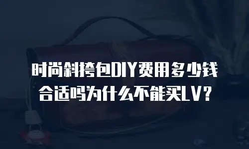 时尚斜挎包DIY费用多少钱合适吗为什么不能买LV？