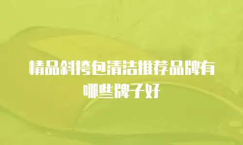 精品斜挎包清洁推荐品牌有哪些牌子好