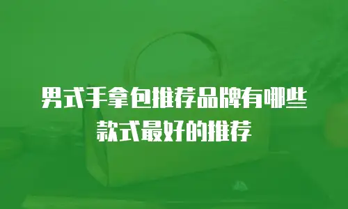 男式手拿包推荐品牌有哪些款式最好的推荐