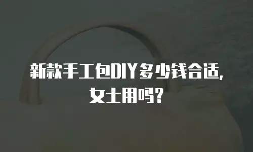 新款手工包DIY多少钱合适，女士用吗？
