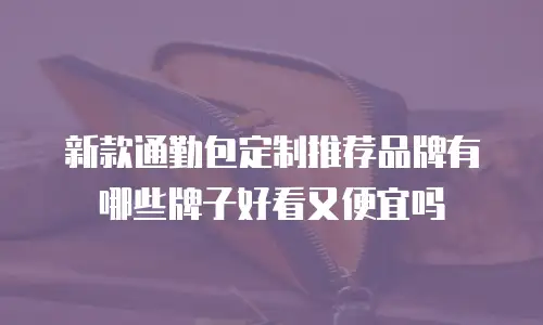 新款通勤包定制推荐品牌有哪些牌子好看又便宜吗