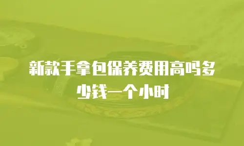新款手拿包保养费用高吗多少钱一个小时