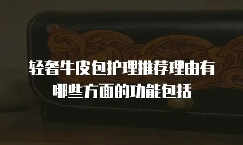 轻奢牛皮包护理推荐理由有哪些方面的功能包括