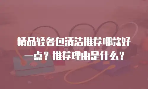 精品轻奢包清洁推荐哪款好一点？推荐理由是什么？
