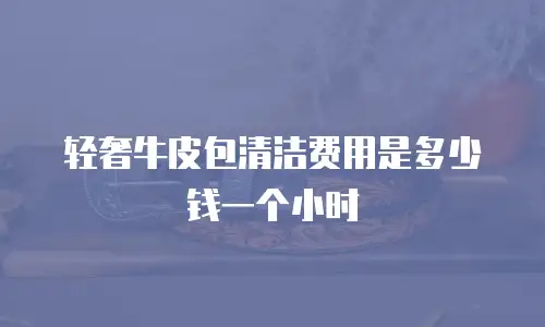 轻奢牛皮包清洁费用是多少钱一个小时