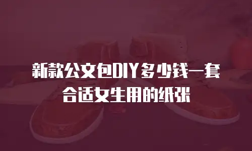 新款公文包DIY多少钱一套合适女生用的纸张
