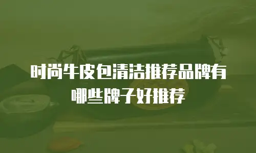 时尚牛皮包清洁推荐品牌有哪些牌子好推荐