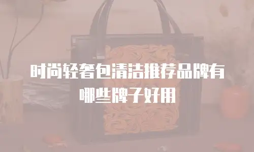 时尚轻奢包清洁推荐品牌有哪些牌子好用