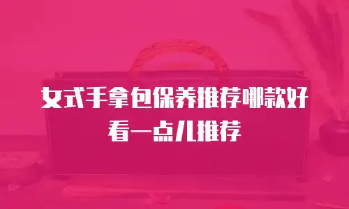 女式手拿包保养推荐哪款好看一点儿推荐