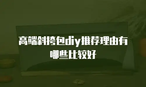 高端斜挎包diy推荐理由有哪些比较好