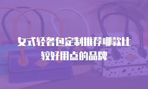 女式轻奢包定制推荐哪款比较好用点的品牌