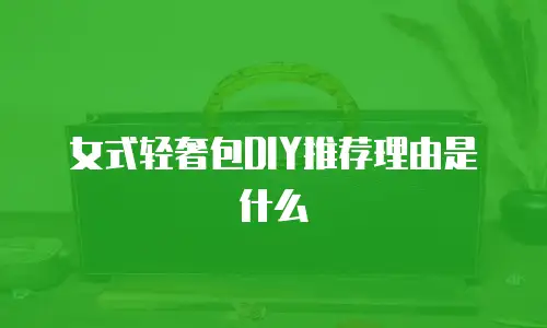 女式轻奢包DIY推荐理由是什么