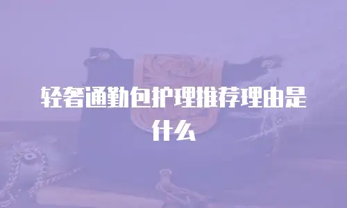 轻奢通勤包护理推荐理由是什么